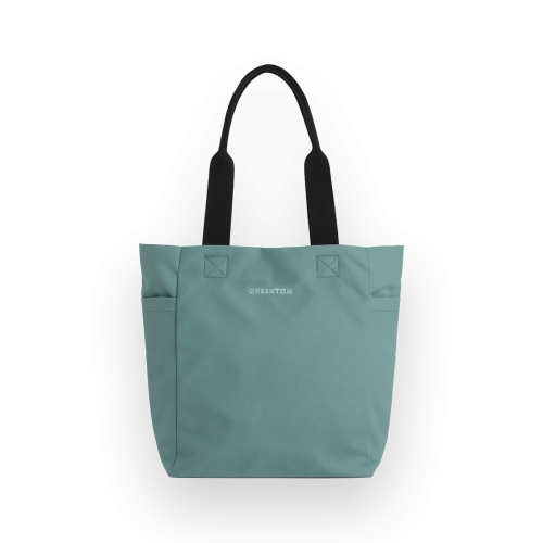 Greentom Tote Bag Sage carries your essentials