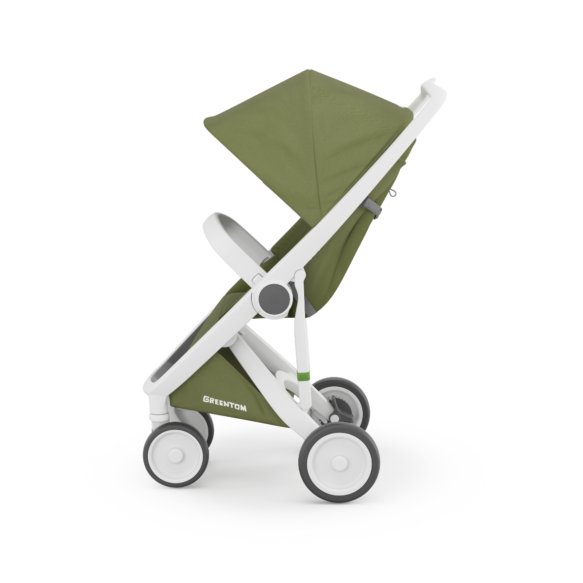 olive green stroller